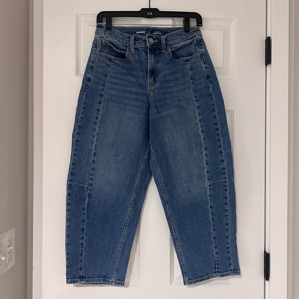 Old Navy High Rise Barrel Jeans